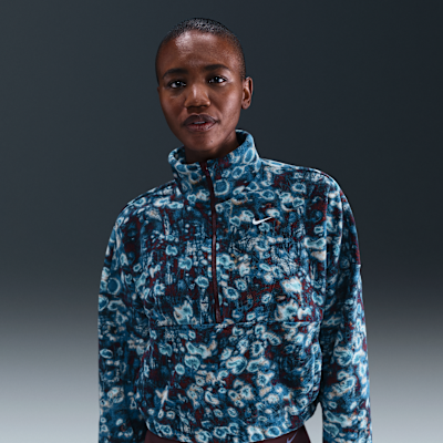 Nike One Women's Therma-FIT Oversized 1/2-Zip Fleece Top. Nike.com